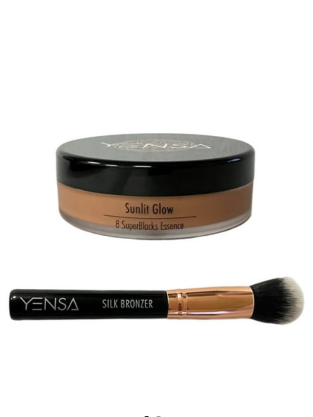 YENSA Sunlit Glow Silk Bronzing Base - Warm Yellow (with Brush)